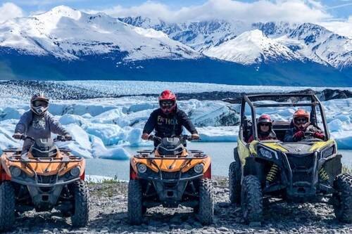 Take an ATV to a glacier-the clutter